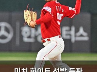 미치 화이트 선발 등판 SSG 2연패 끊을까